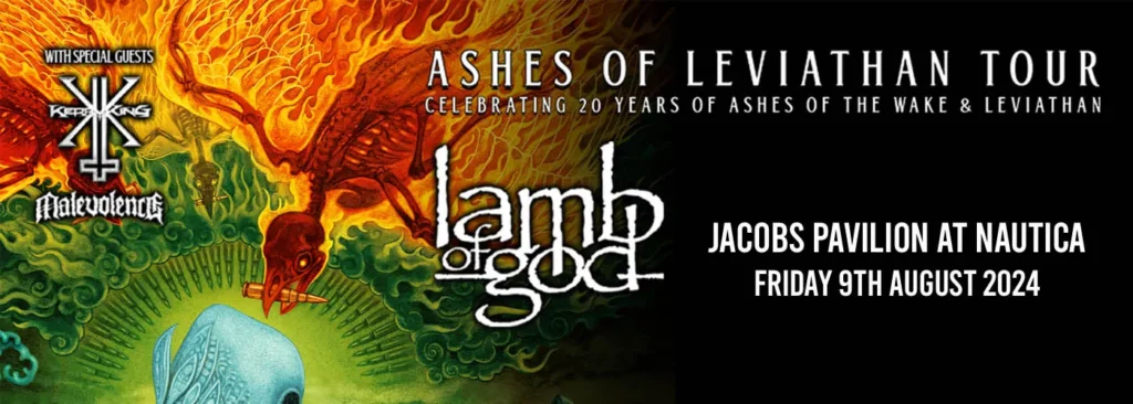Lamb Of God at Jacobs Pavilion