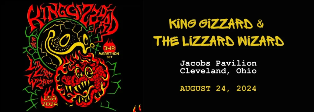 King Gizzard and The Lizard Wizard at Jacobs Pavilion