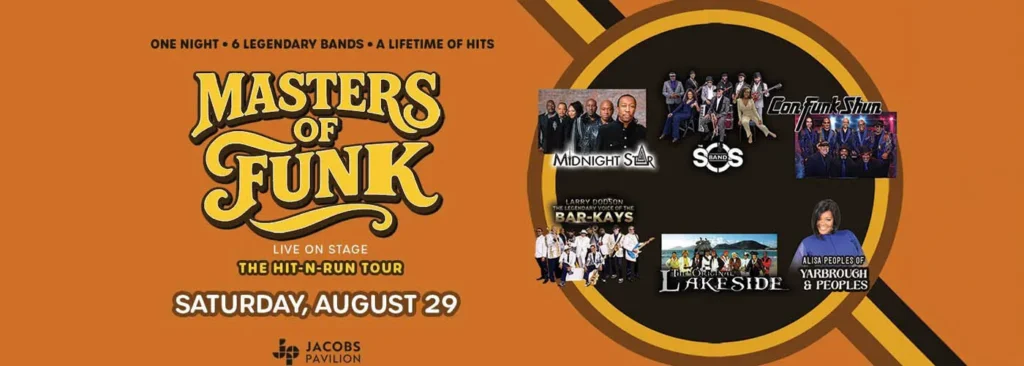 Masters Of Funk at Jacobs Pavilion